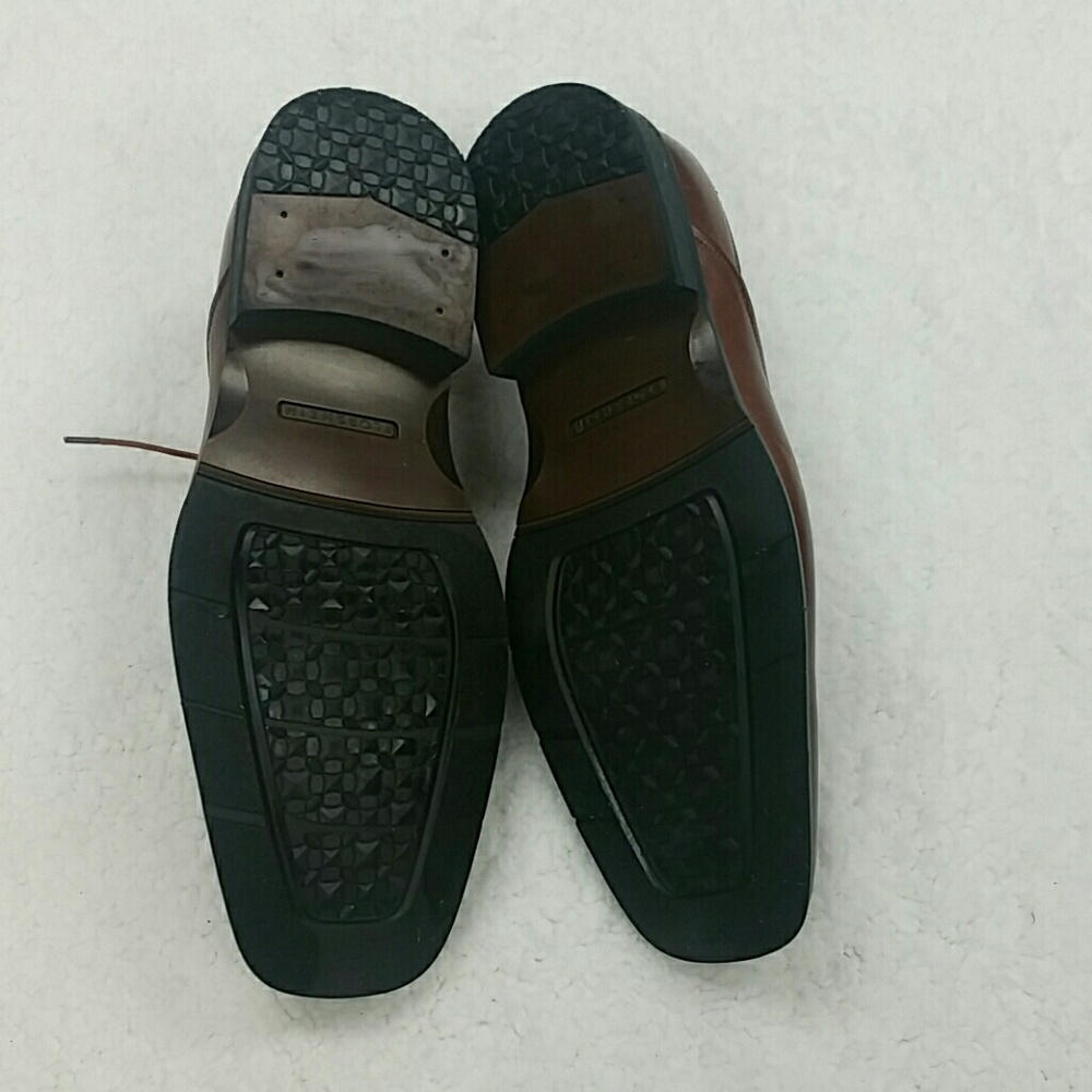Florsheim Oxford Brown Leather Dress Shoes size 10 3E - Picture 7 of 8